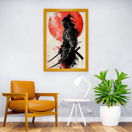 Sanurai Warrior Japanese Asian Style Poster | Wall Art for Home & Office | High-Quality Print - High-Quality Visual Display