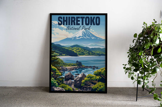 Shiretoko National Park Asian Style Poster | Wall Art for Home & Office | High-Quality Print - High-Quality Visual Display