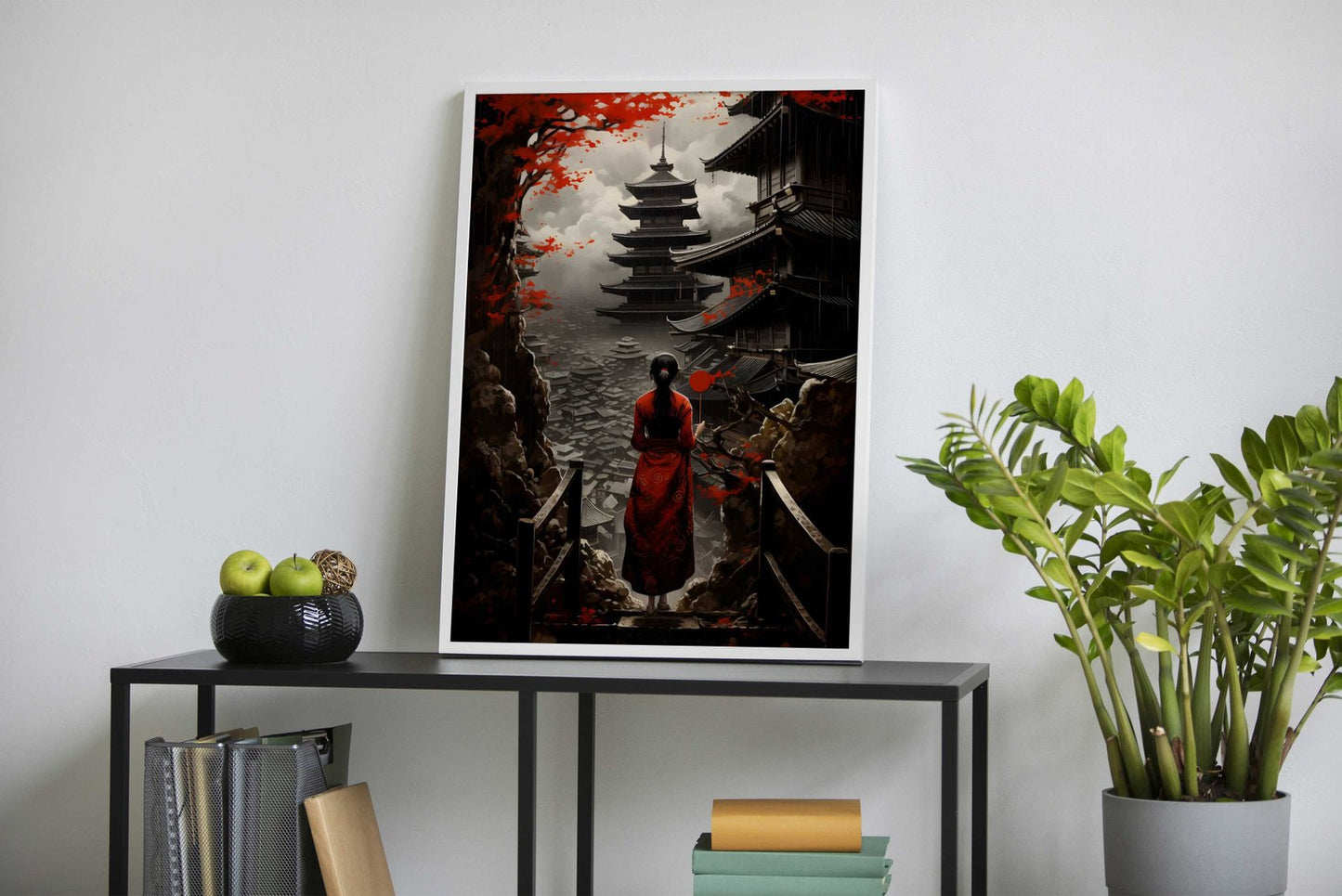 Silent Reflection Asian Style Poster | Wall Art for Home & Office | High-Quality Print - High-Quality Visual Display