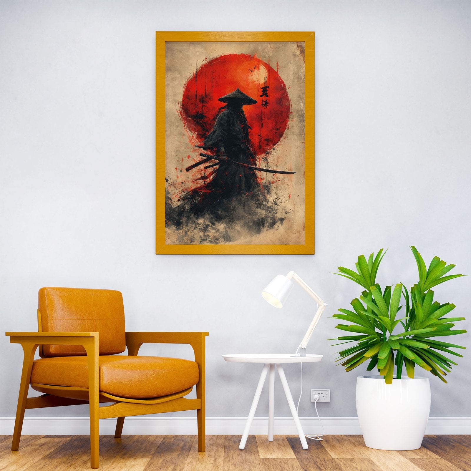 Silent Warrior Asian Style Poster | Wall Art for Home & Office | High-Quality Print - High-Quality Visual Display
