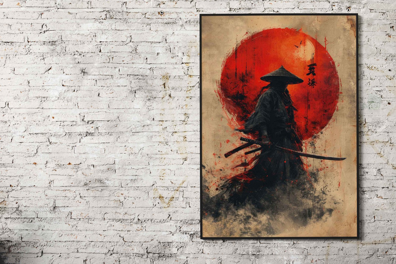 Silent Warrior Asian Style Poster | Wall Art for Home & Office | High-Quality Print - High-Quality Visual Display
