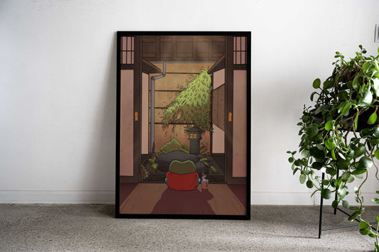 Sit and relax Asian Style Poster | Wall Art for Home & Office | High-Quality Print - High-Quality Visual Display