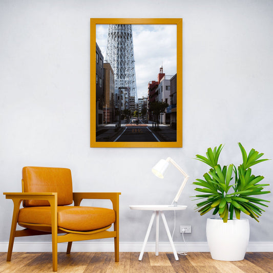 Skytree Streetview Asian Style Poster | Wall Art for Home & Office | High-Quality Print - High-Quality Visual Display