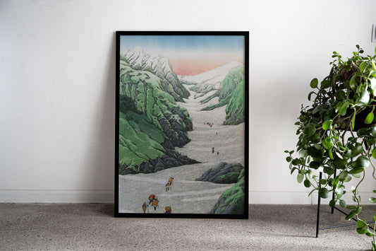 Snow Valley at Hakuba Asian Style Poster | Wall Art for Home & Office | High-Quality Print - High-Quality Visual Display