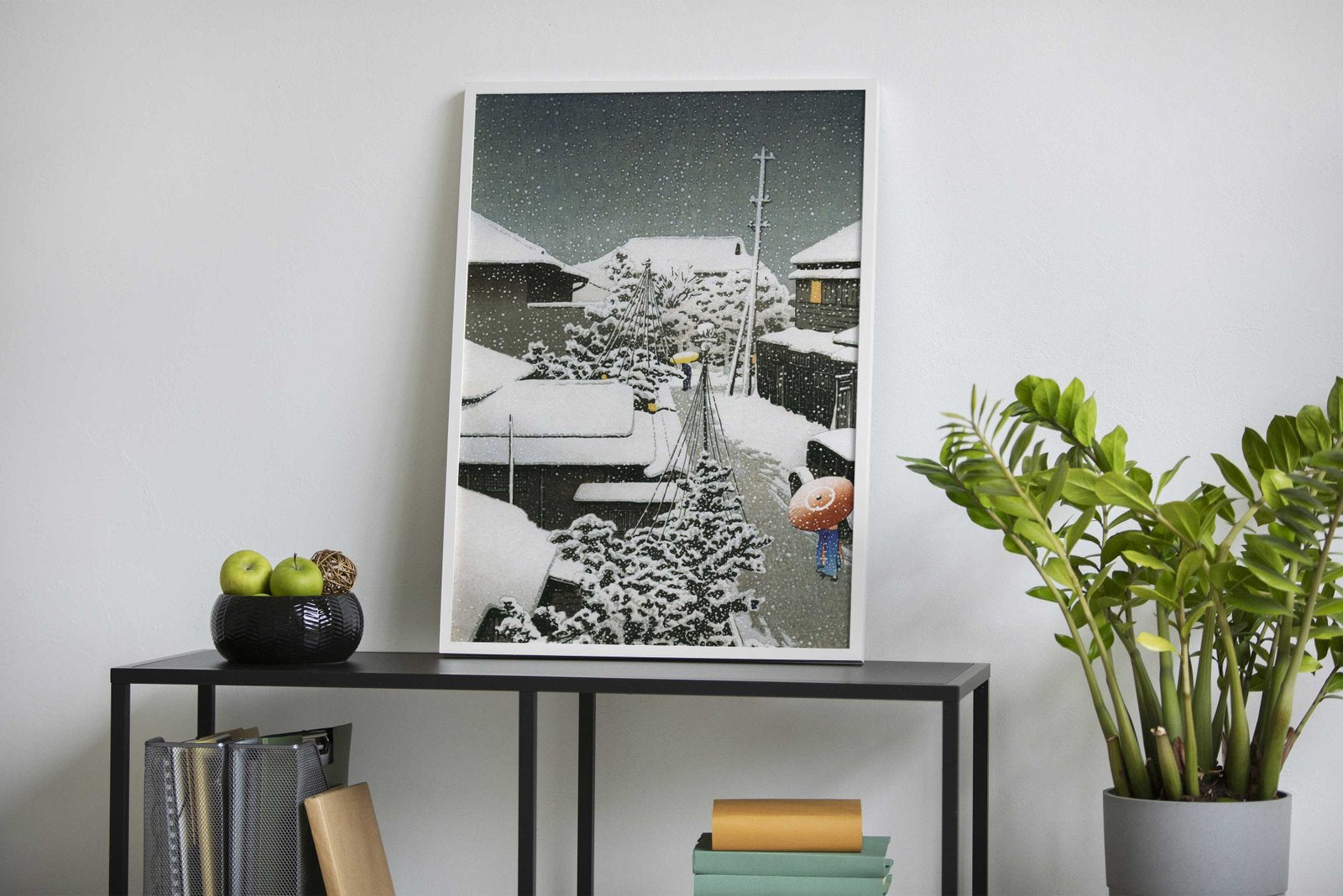Snow at Daichi Asian Style Poster | Wall Art for Home & Office | High-Quality Print - High-Quality Visual Display