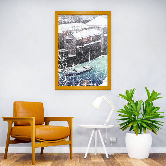 Snow on Ochanomizu Asian Style Poster | Wall Art for Home & Office | High-Quality Print - High-Quality Visual Display