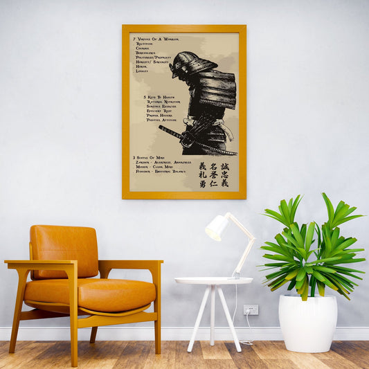 Soldier warrior spartan Asian Style Poster | Wall Art for Home & Office | High-Quality Print - High-Quality Visual Display