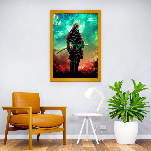 Soul of the Autumn Samurai Asian Style Poster | Wall Art for Home & Office | High-Quality Print - High-Quality Visual Display