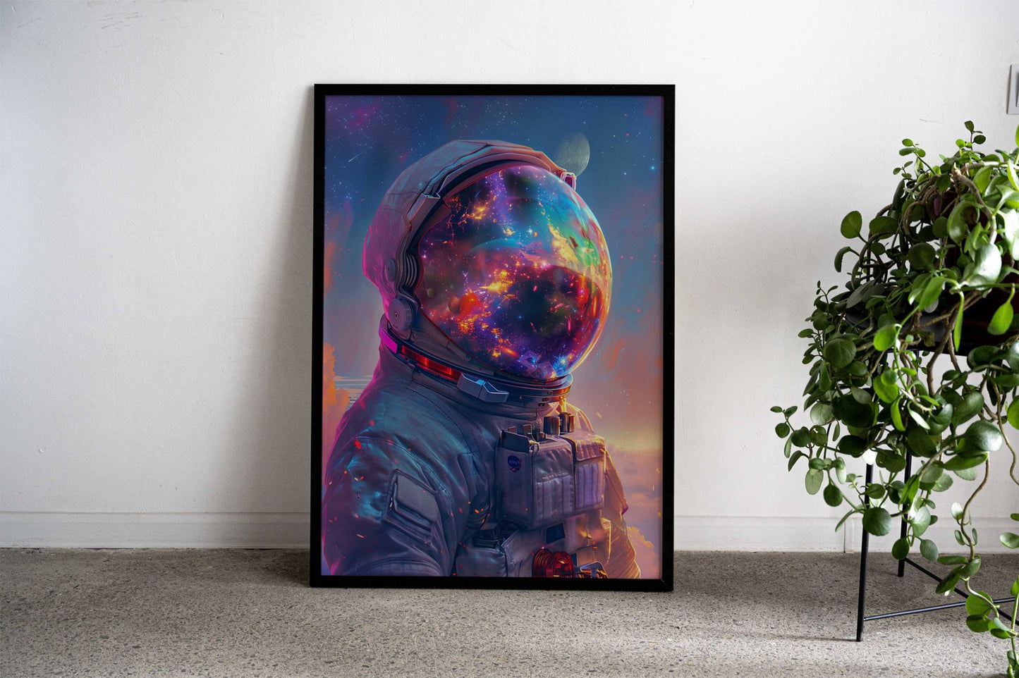 Space is Wild Asian Style Poster | Wall Art for Home & Office | High-Quality Print - High-Quality Visual Display