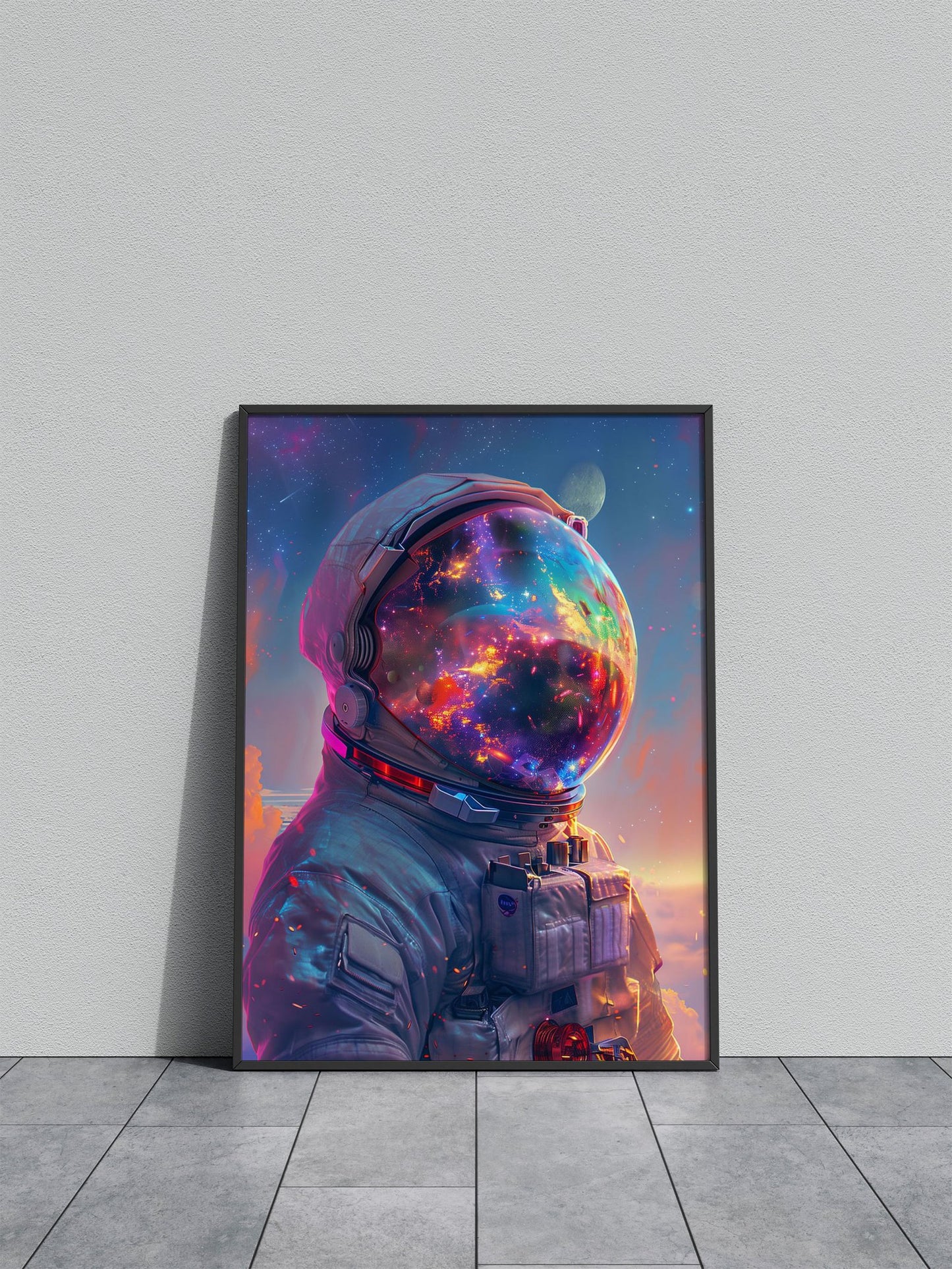 Space is Wild Asian Style Poster | Wall Art for Home & Office | High-Quality Print - High-Quality Visual Display