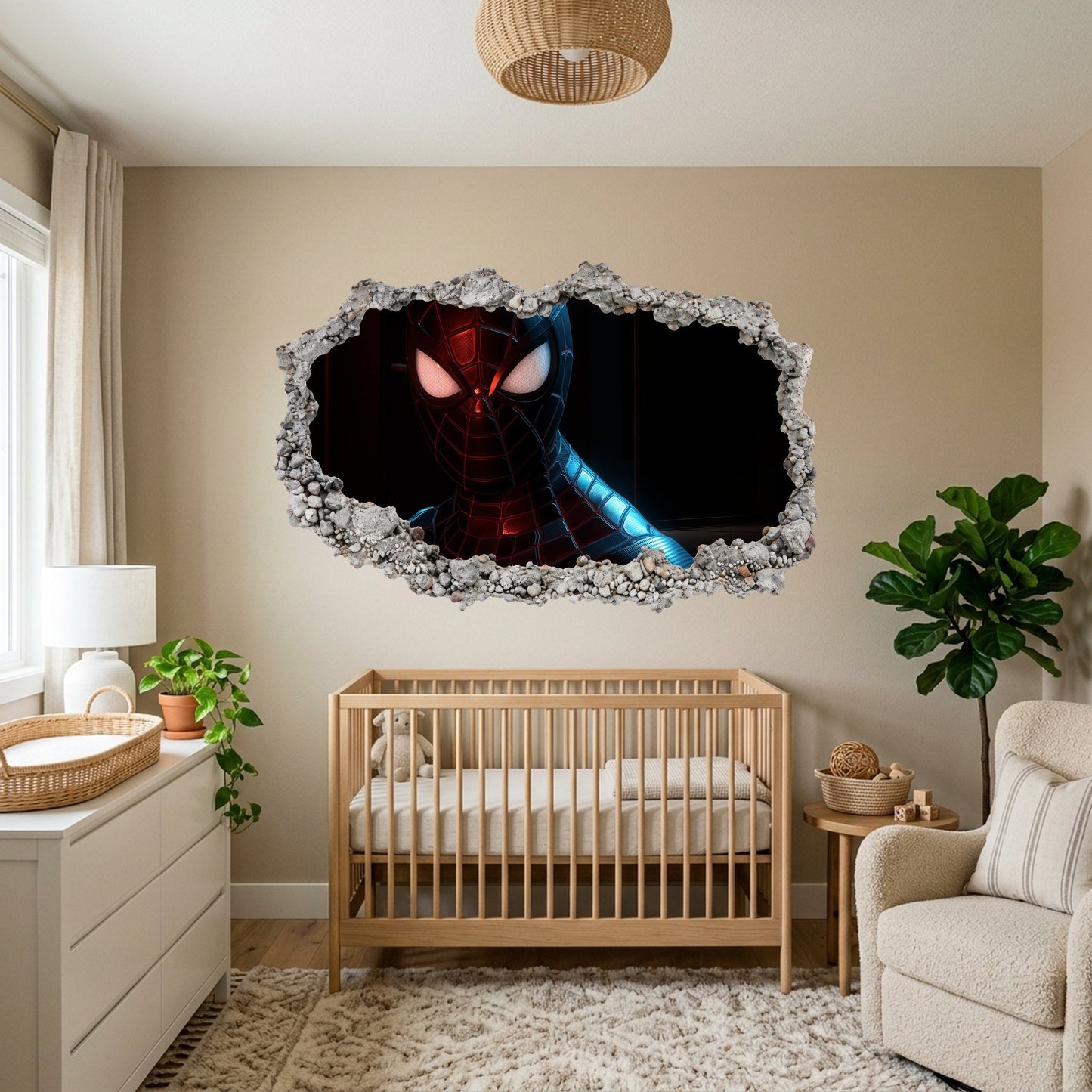 Spider-Man Marvel Superhero Nursery Wall Art Wall Art Sticker 273