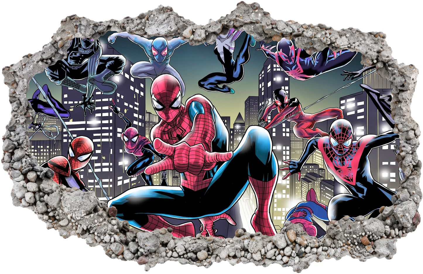 Spider-Man Marvel Superhero Vinyl Mural Nursery Wall Art 243