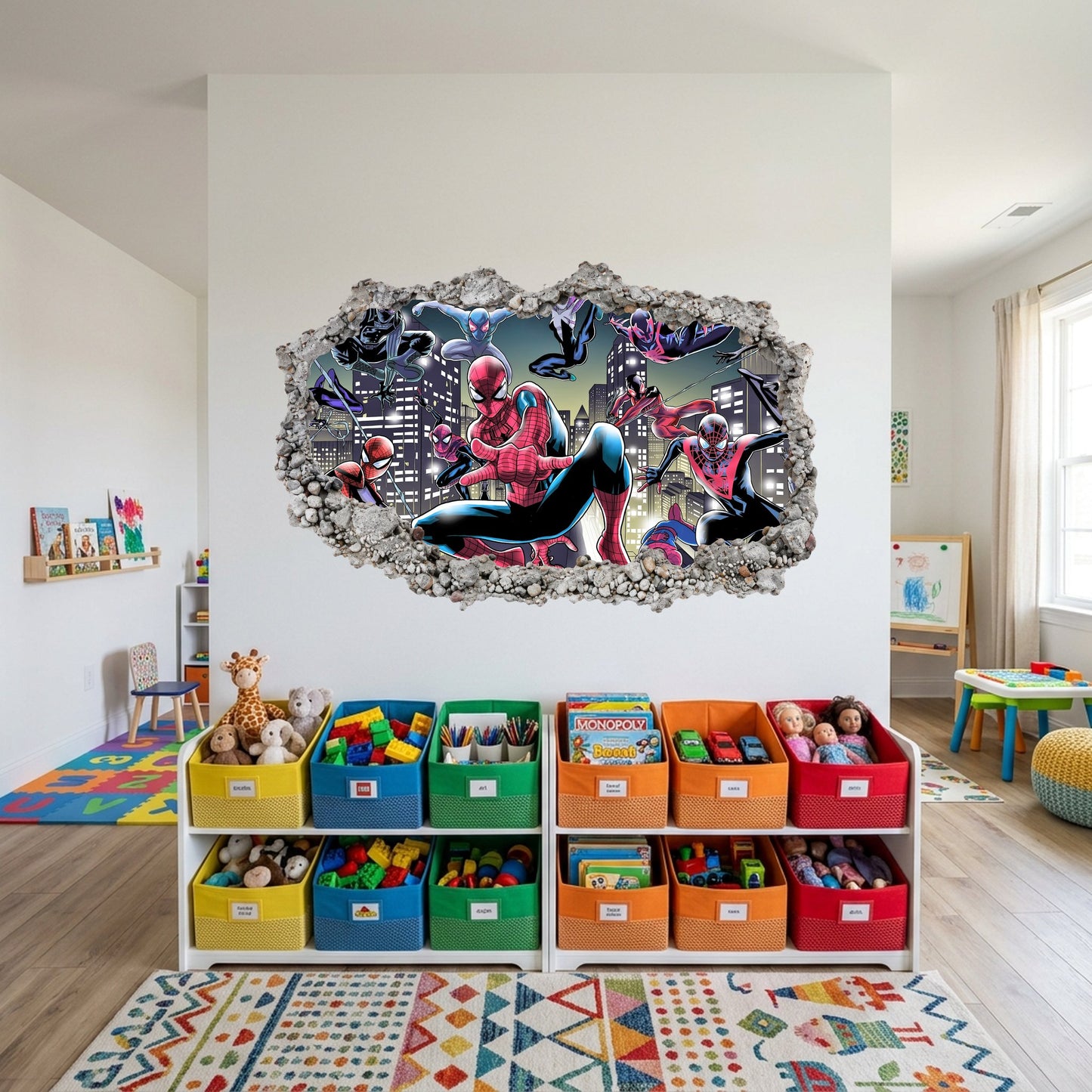 Spider-Man Marvel Superhero Vinyl Mural Nursery Wall Art 243