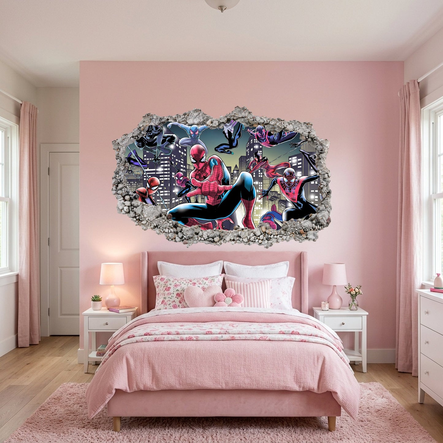 Spider-Man Marvel Superhero Vinyl Mural Nursery Wall Art 243