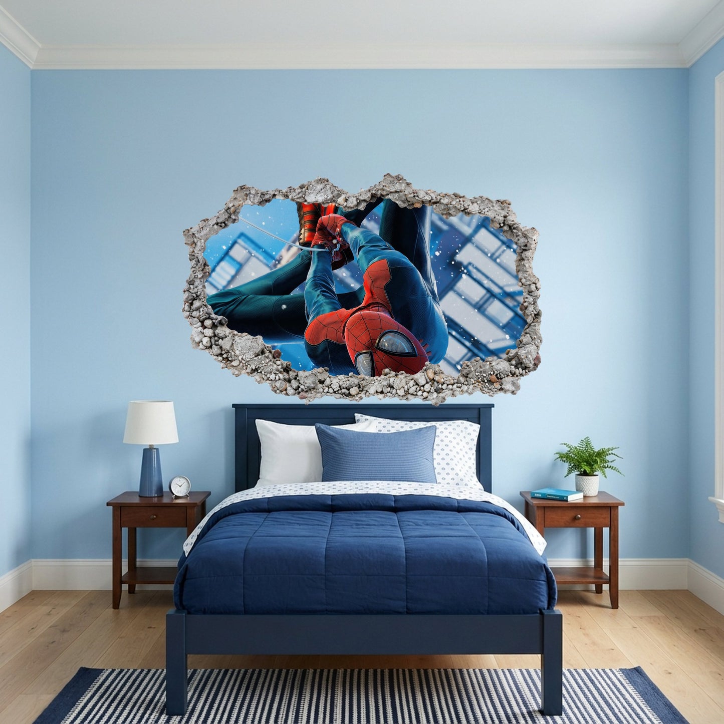Spider-Man Peter Parker Bedroom Decor 3D Effect Sticker 268