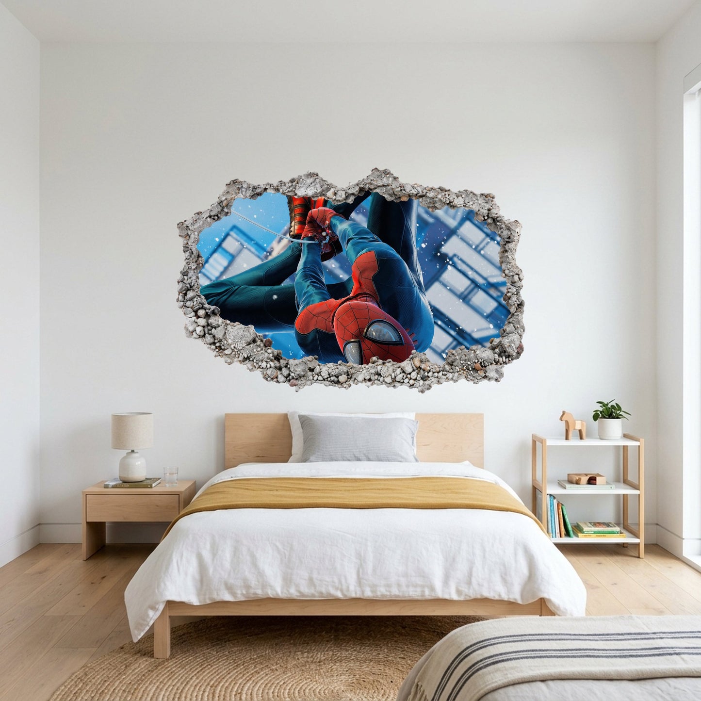 Spider-Man Peter Parker Bedroom Decor 3D Effect Sticker 268