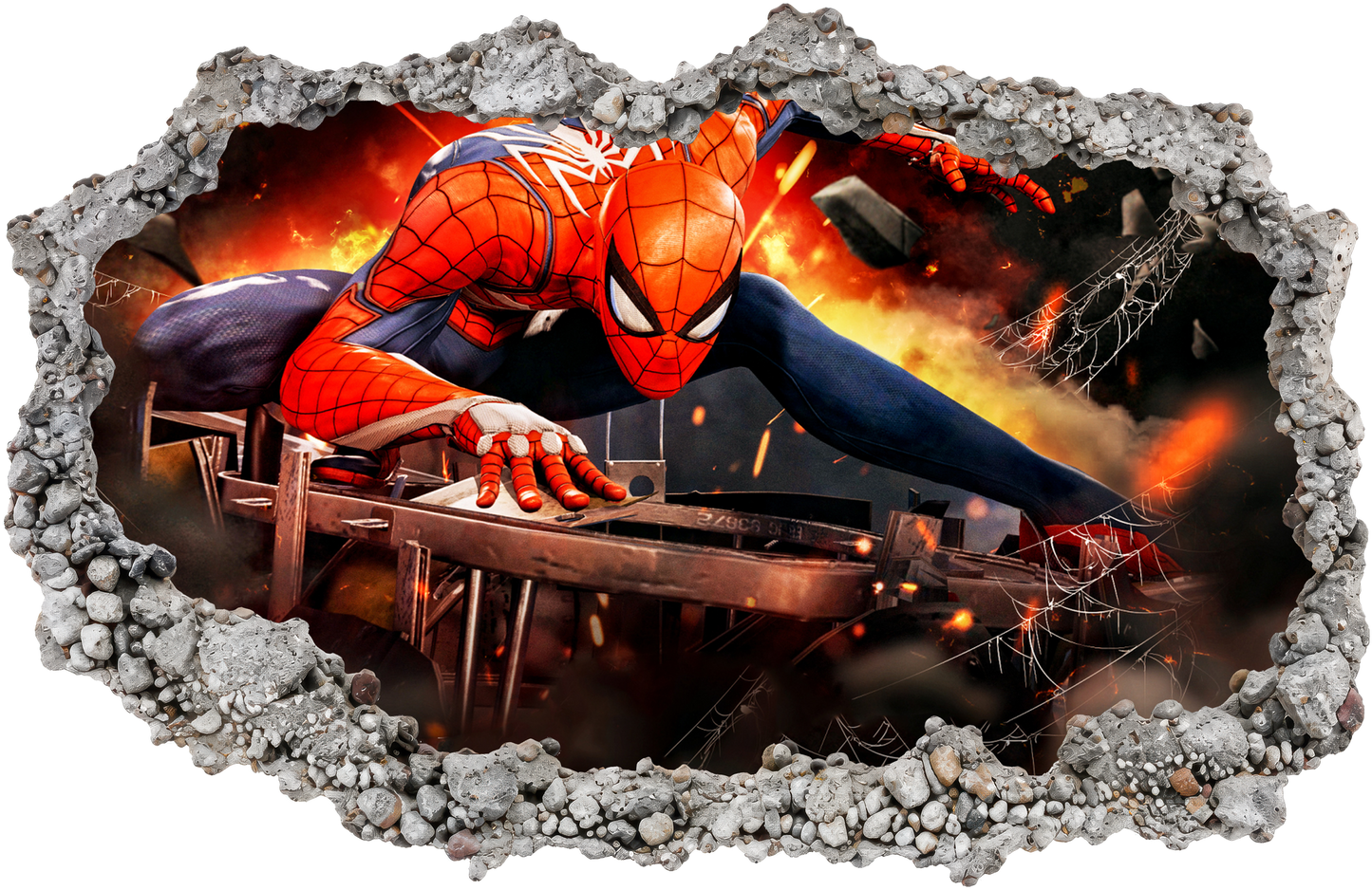 Spider-Man Peter Parker Bedroom Decor Vinyl Mural 241
