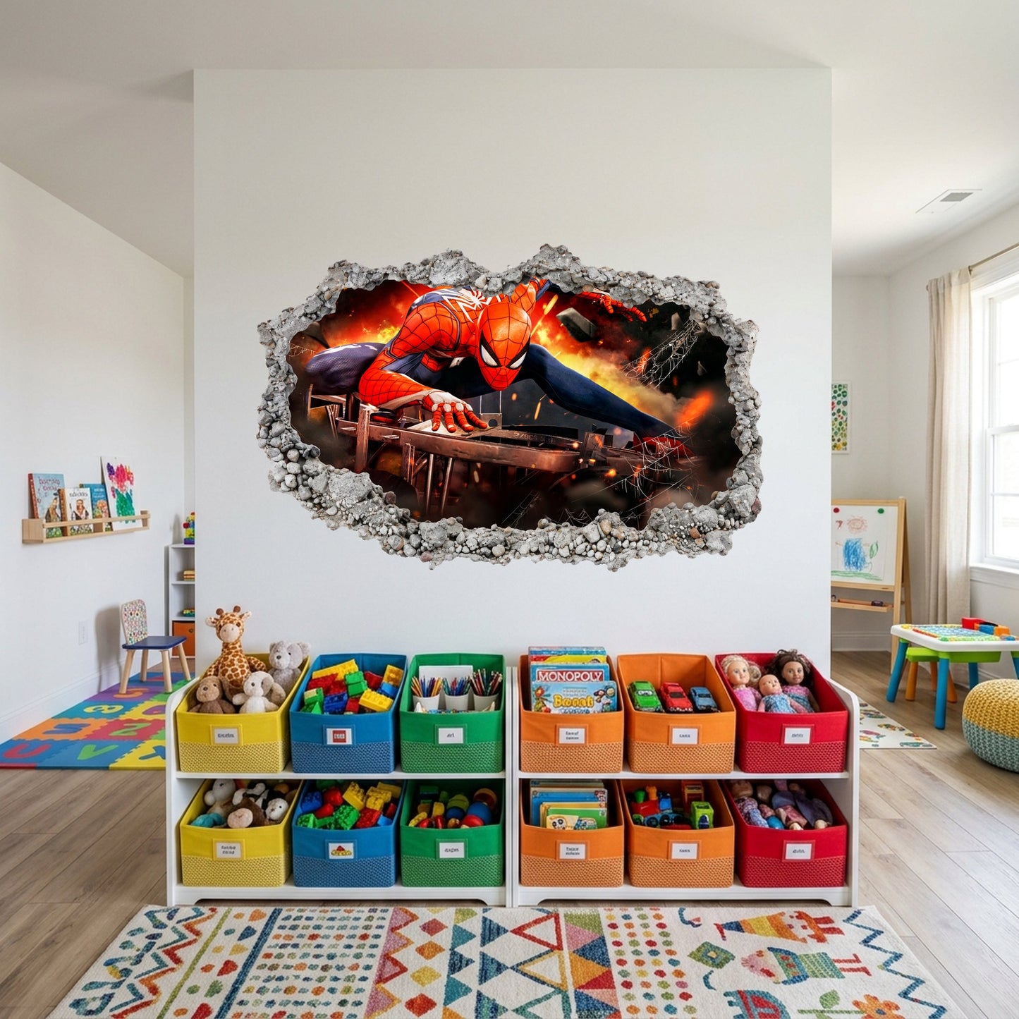 Spider-Man Peter Parker Bedroom Decor Vinyl Mural 241