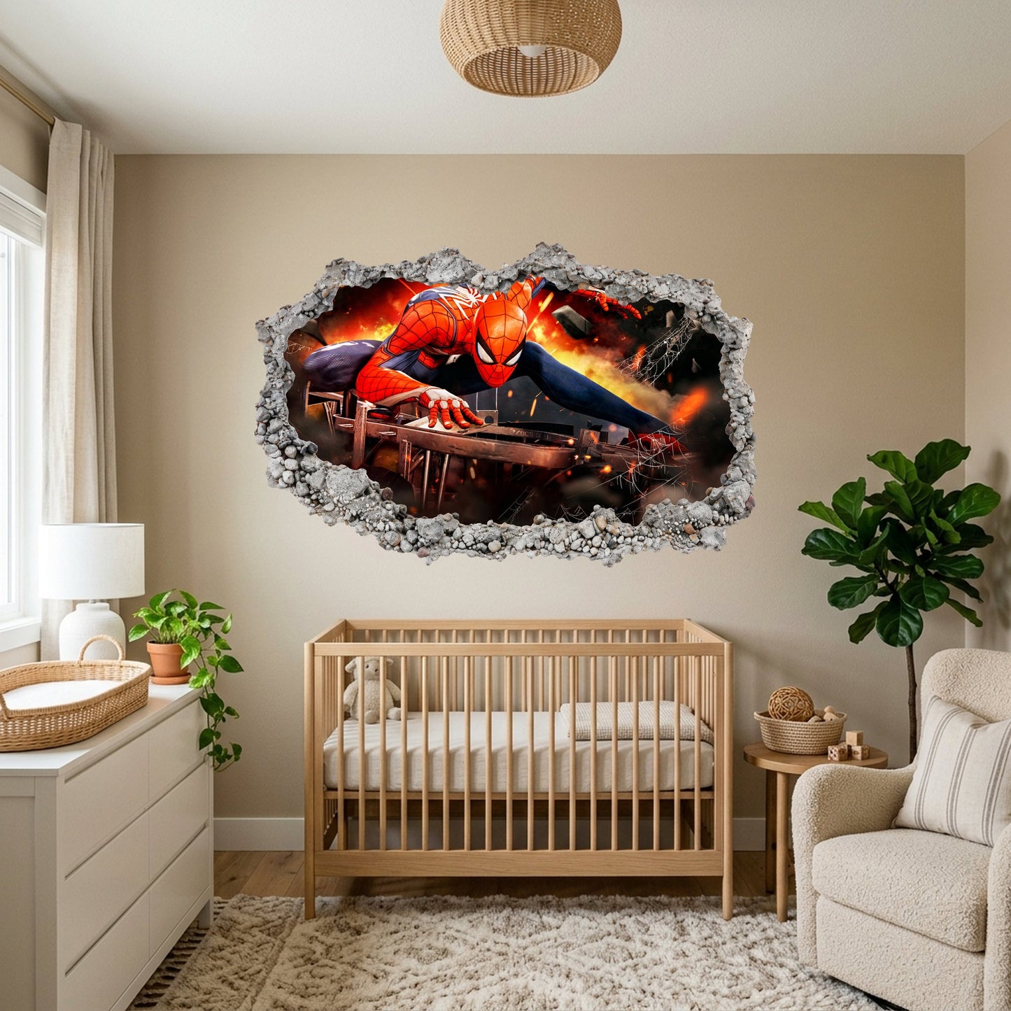 Spider-Man Peter Parker Bedroom Decor Vinyl Mural 241