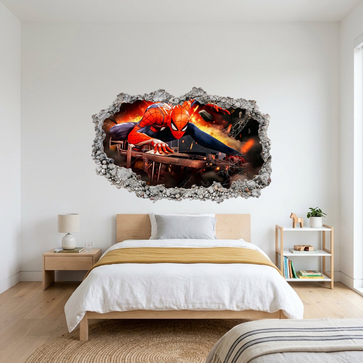 Spider-Man Peter Parker Bedroom Decor Vinyl Mural 241