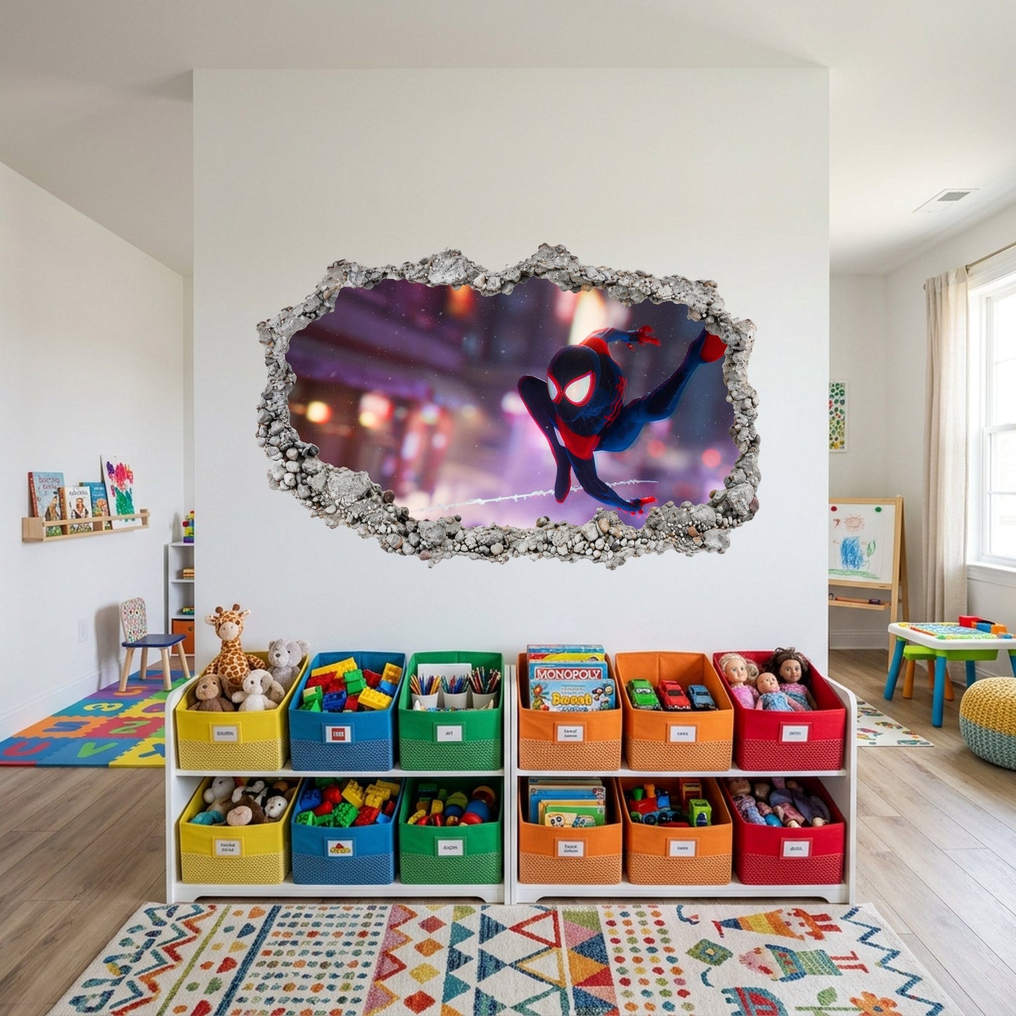 Spider-Man Peter Parker Nursery Wall Art Vinyl Mural 233