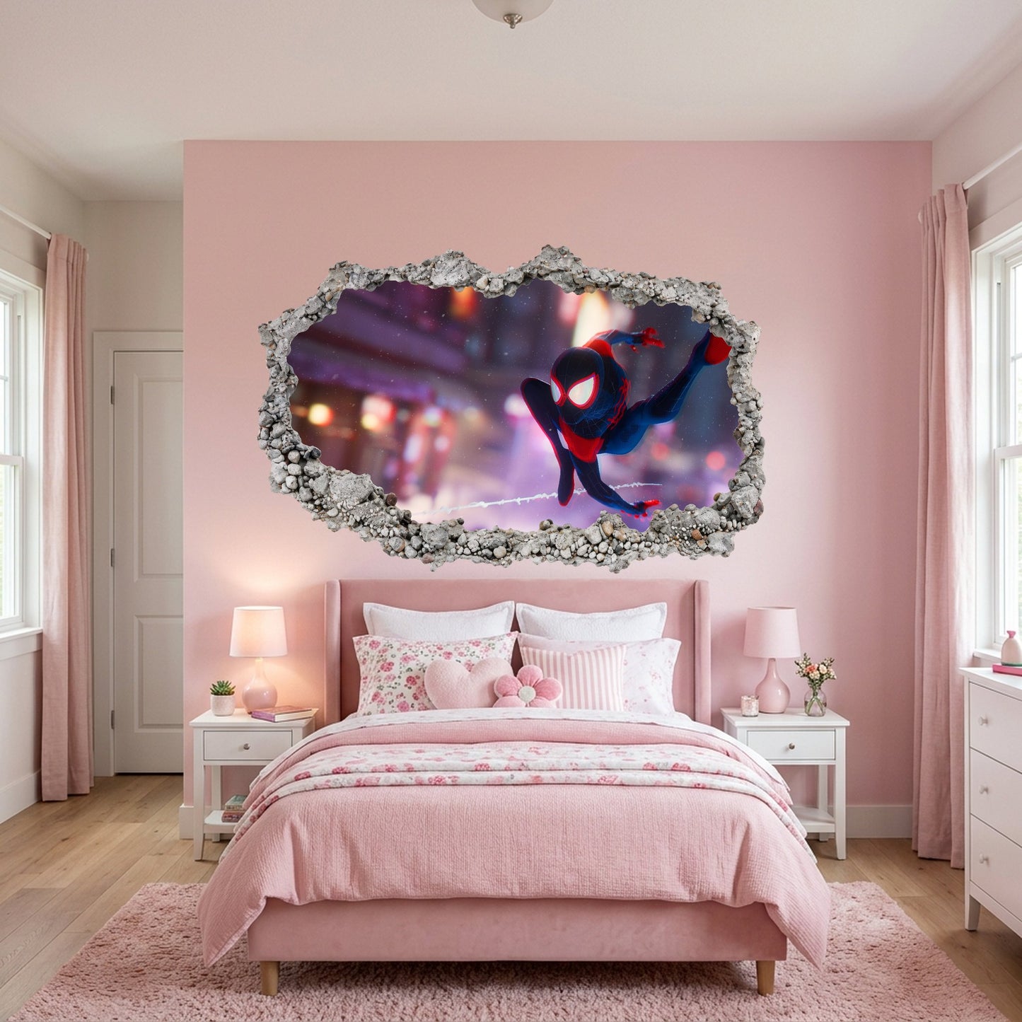 Spider-Man Peter Parker Nursery Wall Art Vinyl Mural 233