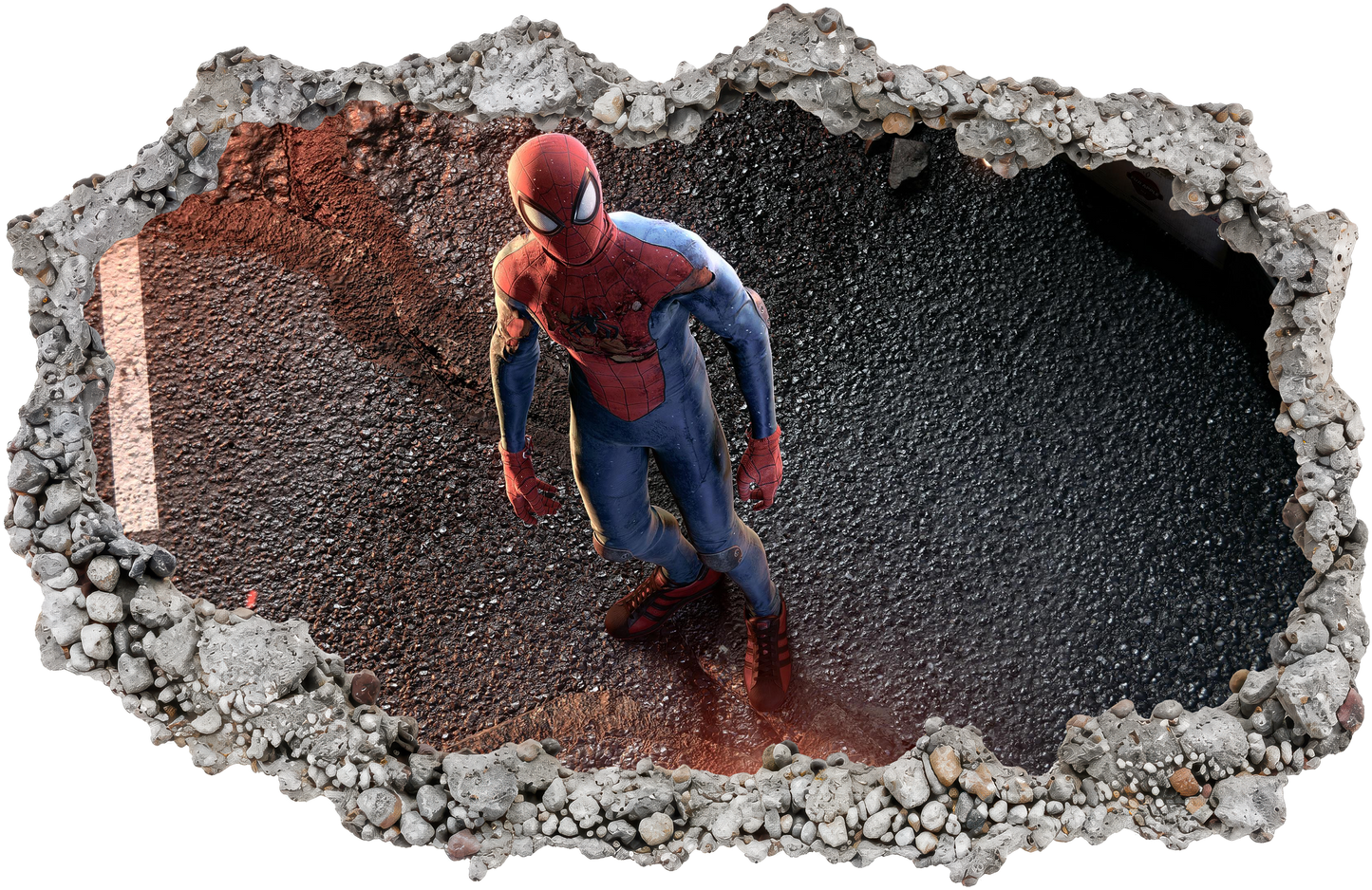 Spider-Man Peter Parker Playroom Art Decal 3D Effect Sticker 272