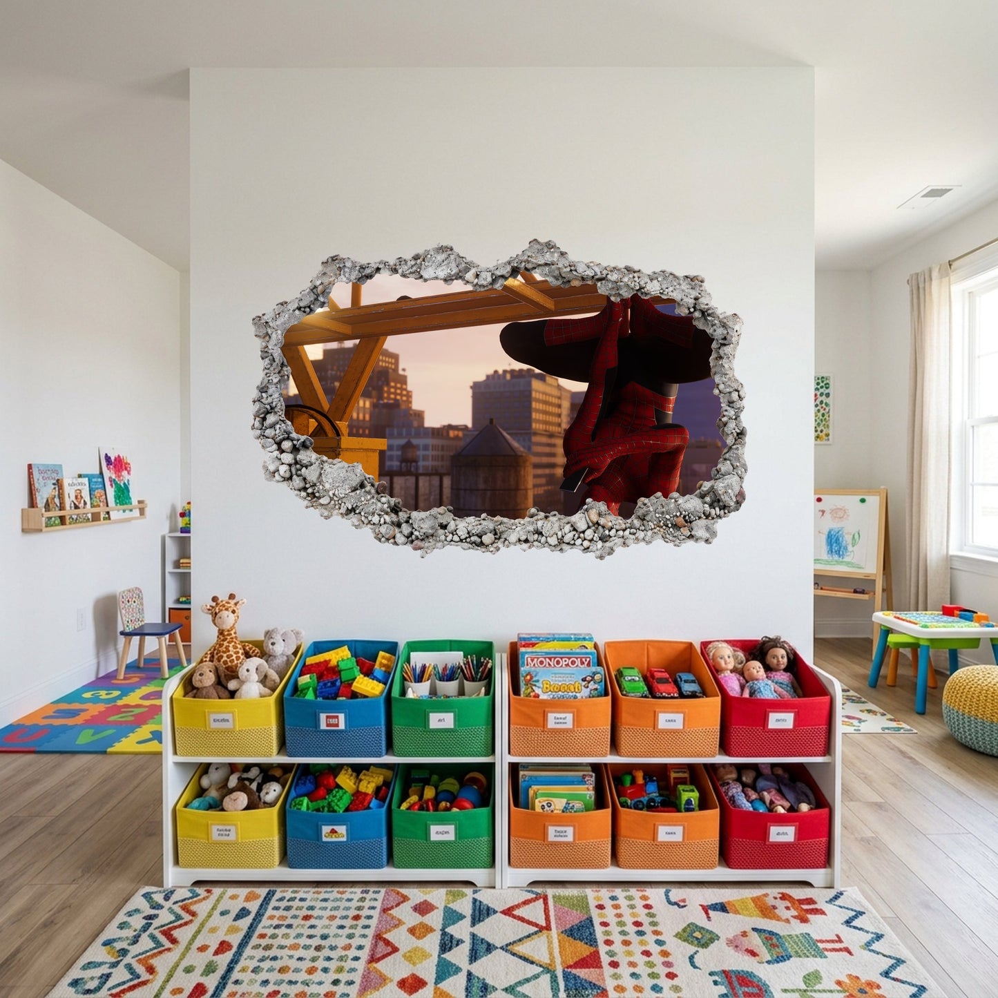 Spider-Man Peter Parker Playroom Art Decal Nursery Wall Art 227