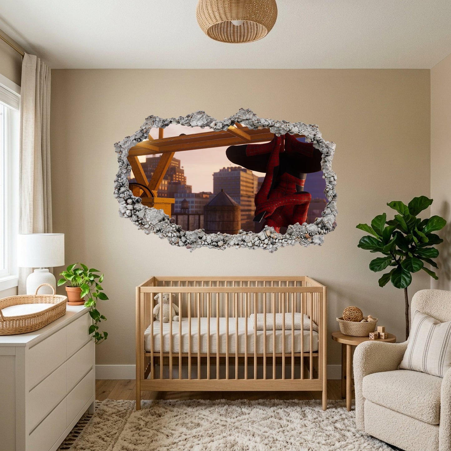 Spider-Man Peter Parker Playroom Art Decal Nursery Wall Art 227