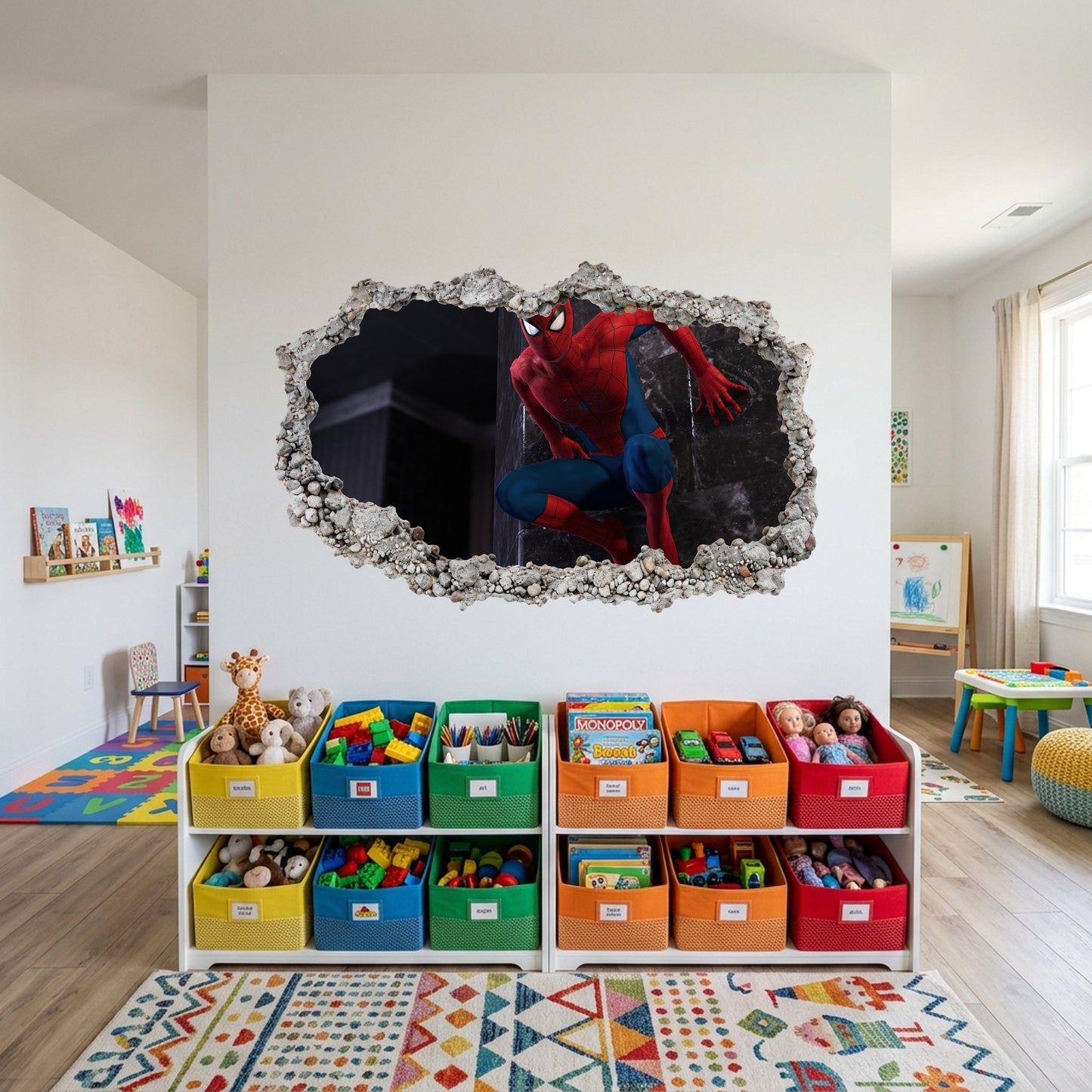 Spider-Man Peter Parker Playroom Art Decal Vinyl Mural 252