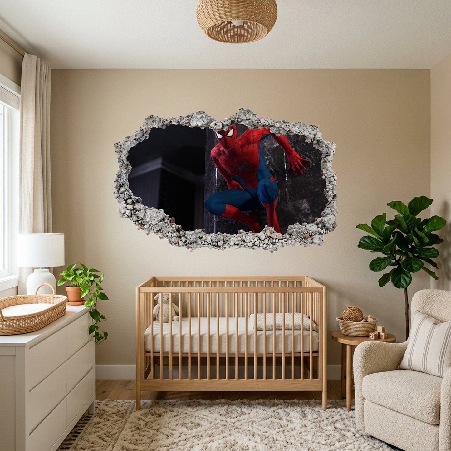 Spider-Man Peter Parker Playroom Art Decal Vinyl Mural 252