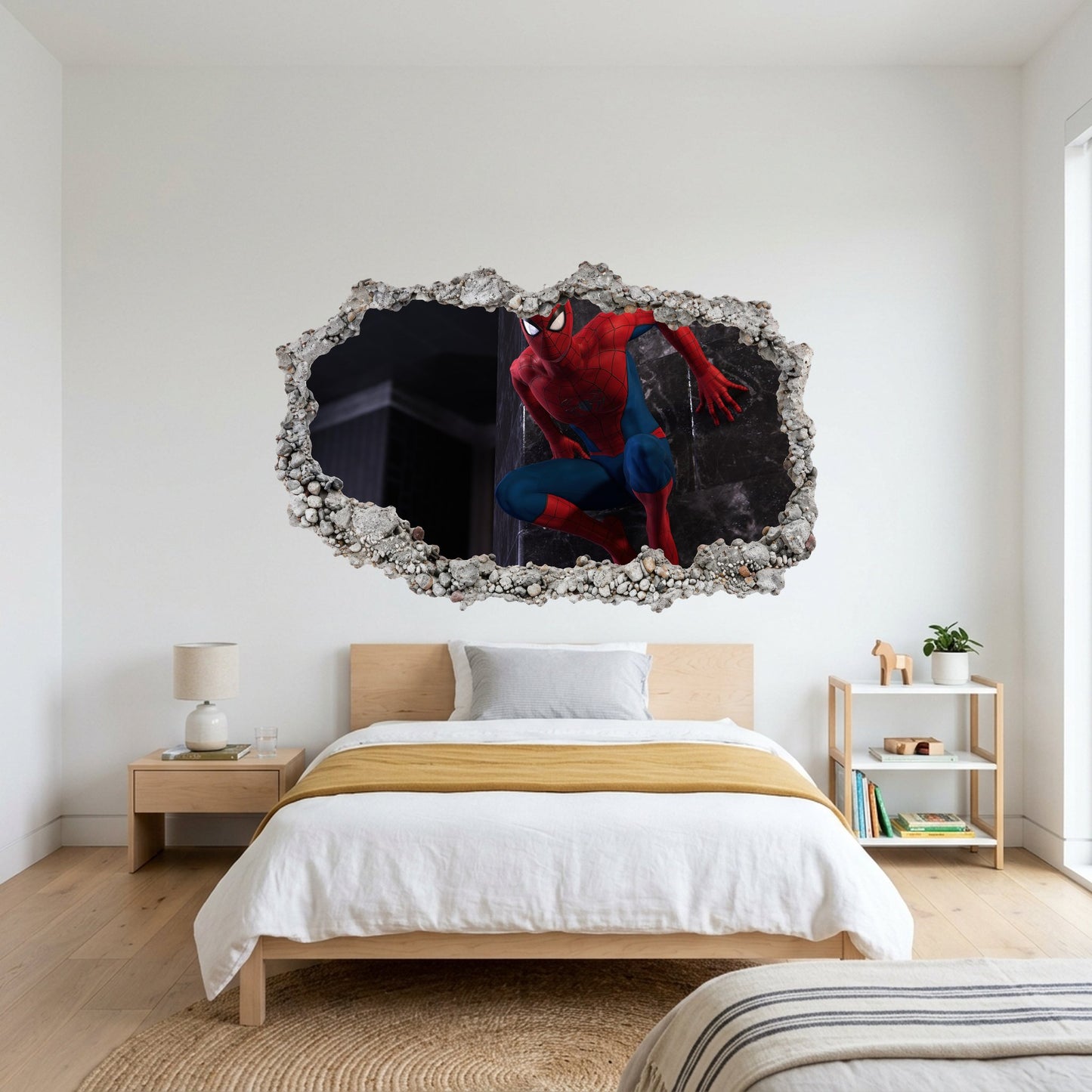 Spider-Man Peter Parker Playroom Art Decal Vinyl Mural 252