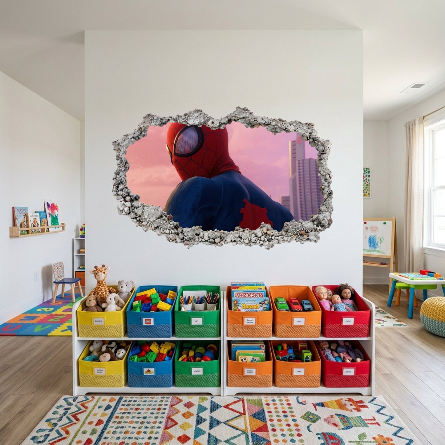 Spider-Man Peter Parker Playroom Art Decal Wall Art Sticker 260