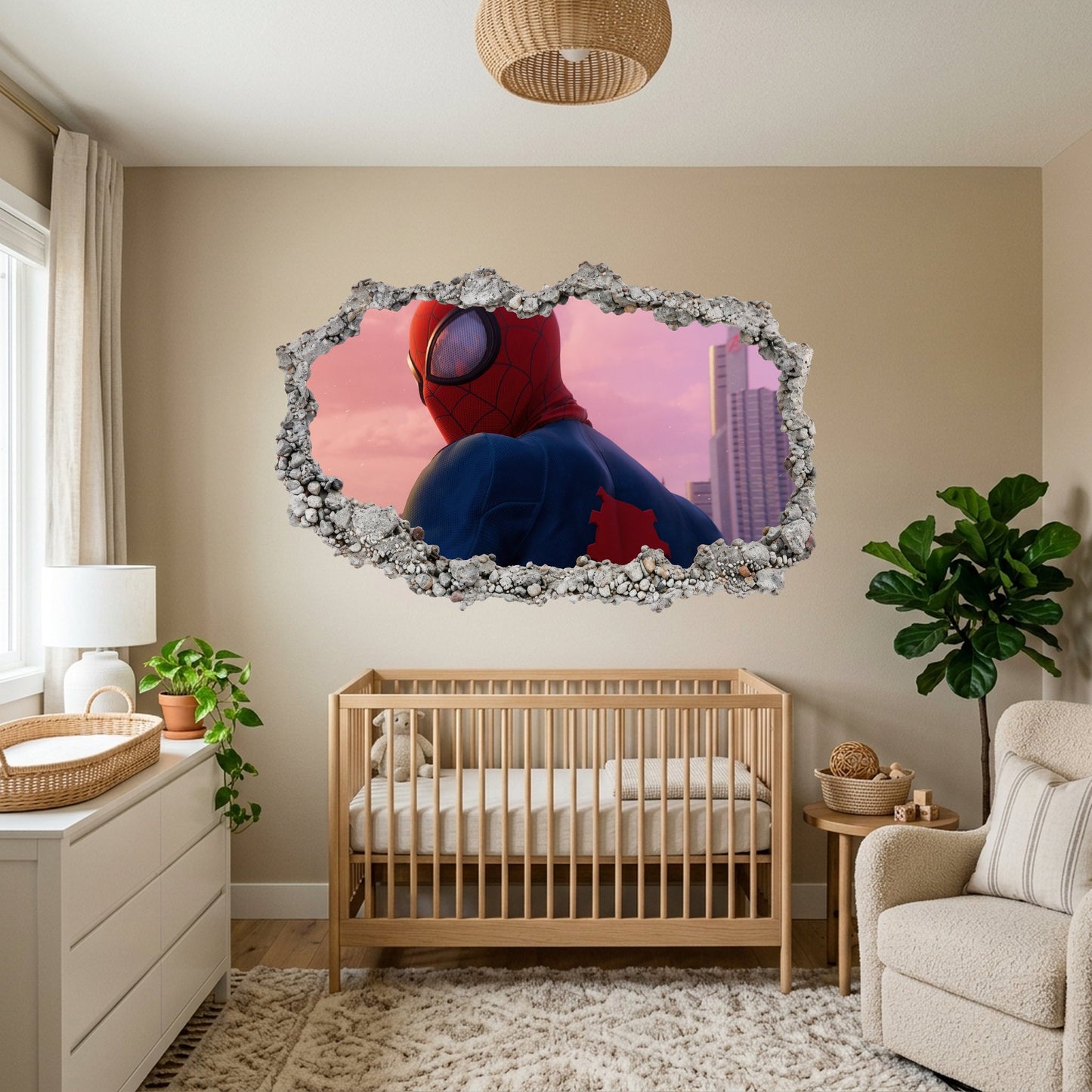 Spider-Man Peter Parker Playroom Art Decal Wall Art Sticker 260