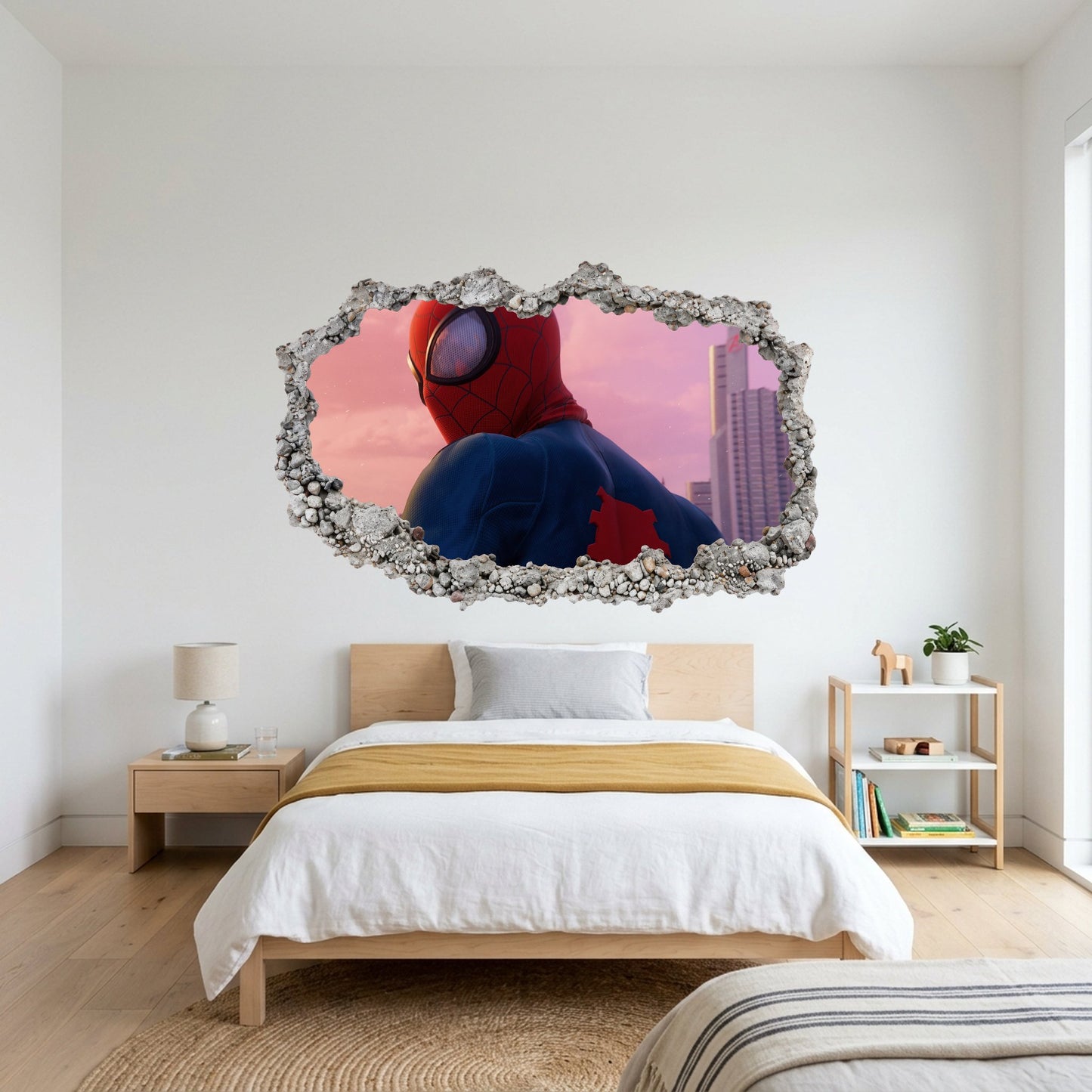 Spider-Man Peter Parker Playroom Art Decal Wall Art Sticker 260