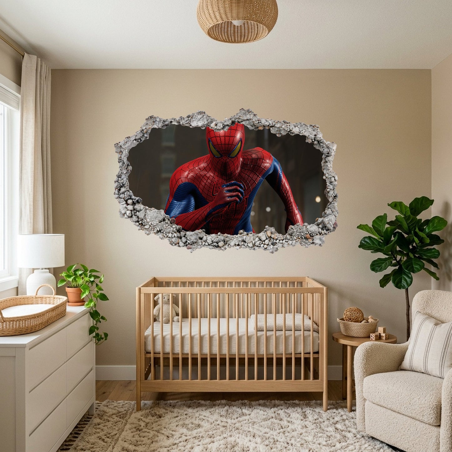 Spider-Man Peter Parker Vinyl Mural Bedroom Decor 236