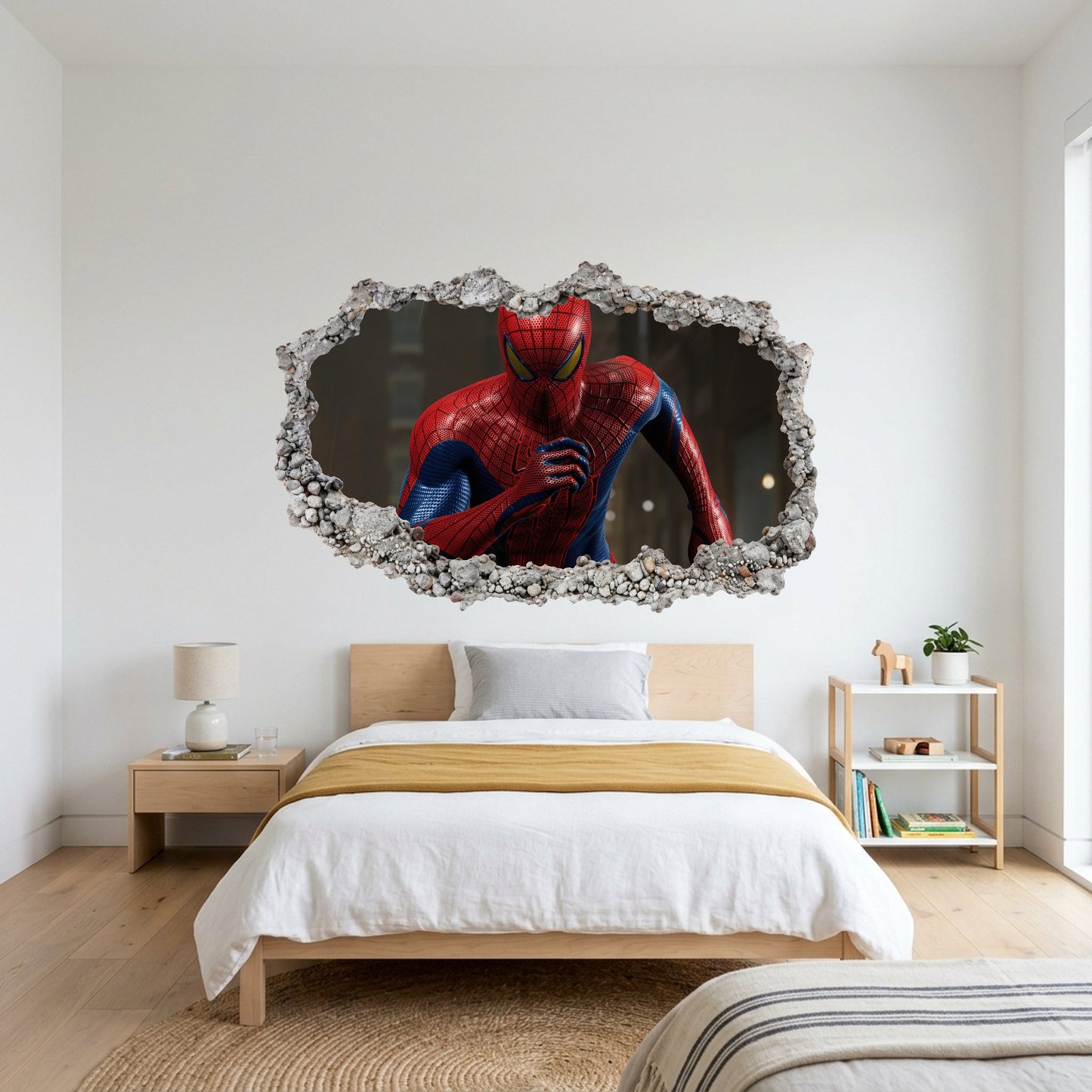 Spider-Man Peter Parker Vinyl Mural Bedroom Decor 236