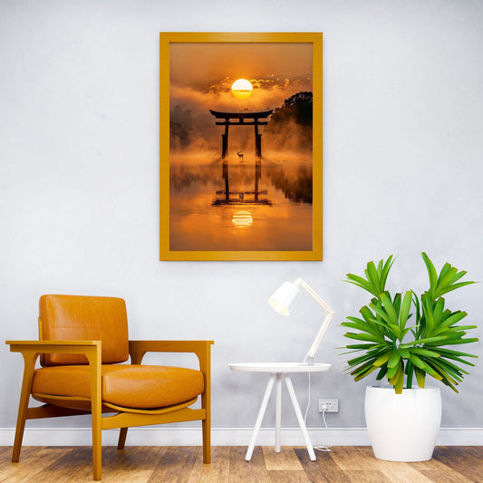 Spirit in the Stillness Asian Style Poster | Wall Art for Home & Office | High-Quality Print - High-Quality Visual Display