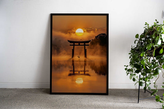 Spirit in the Stillness Asian Style Poster | Wall Art for Home & Office | High-Quality Print - High-Quality Visual Display