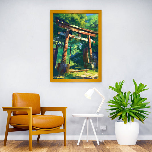 Spiritual Gate Asian Style Poster | Wall Art for Home & Office | High-Quality Print - High-Quality Visual Display