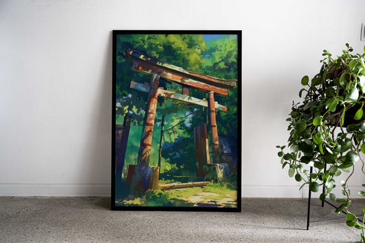 Spiritual Gate Asian Style Poster | Wall Art for Home & Office | High-Quality Print - High-Quality Visual Display