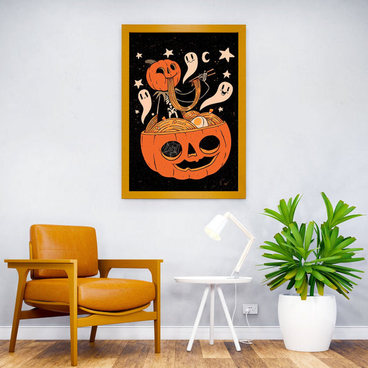 Spooky Ramen Asian Style Poster | Wall Art for Home & Office | High-Quality Print - High-Quality Visual Display