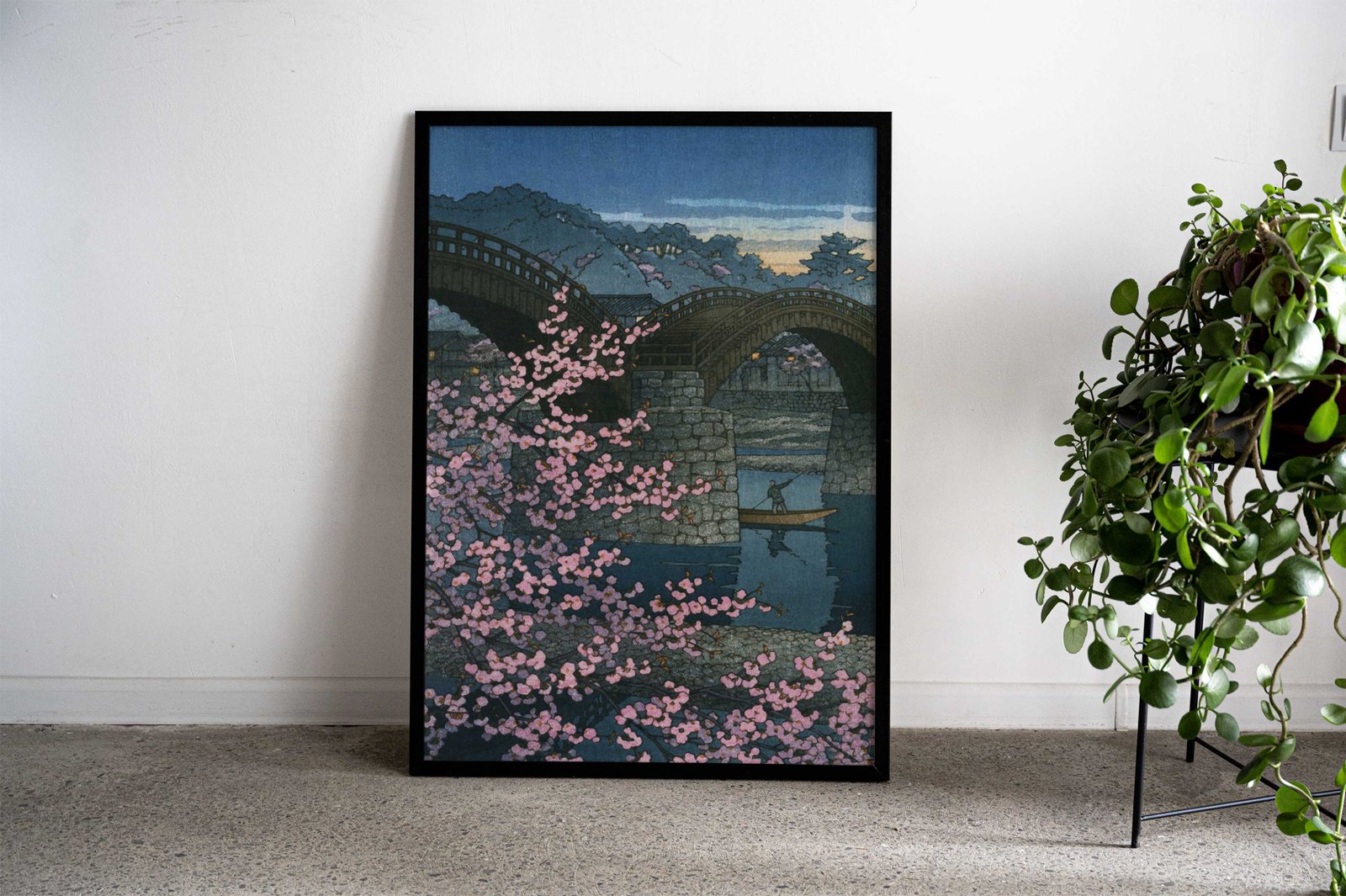 Spring at Kintai Bridge Asian Style Poster | Wall Art for Home & Office | High-Quality Print - High-Quality Visual Display