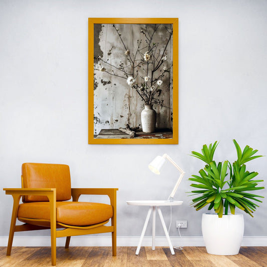 Still life Japanese white Asian Style Poster | Wall Art for Home & Office | High-Quality Print - High-Quality Visual Display