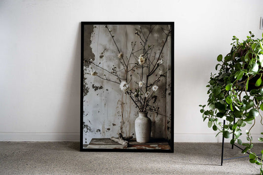 Still life Japanese white Asian Style Poster | Wall Art for Home & Office | High-Quality Print - High-Quality Visual Display