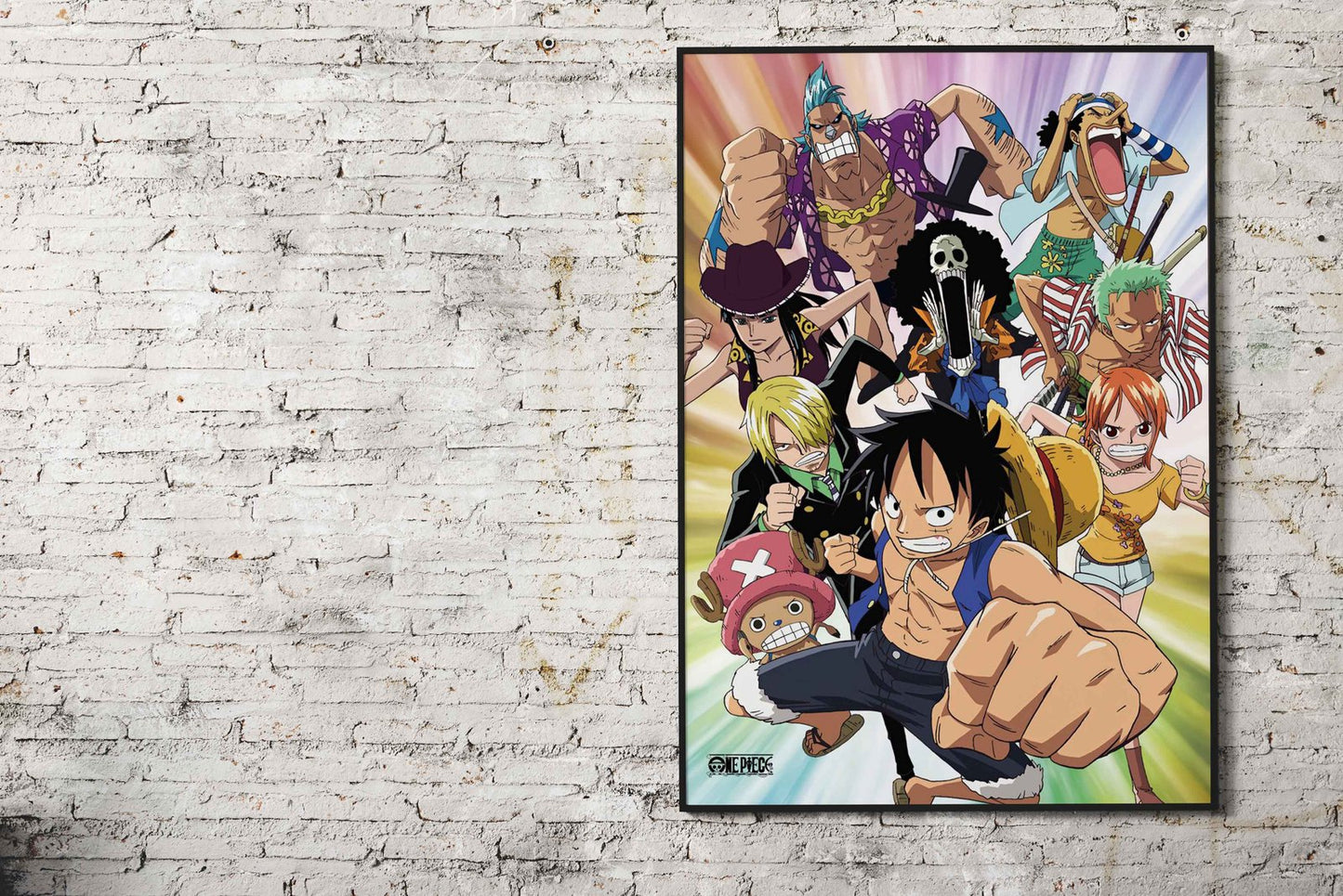 Straw Hat Crew Fight Asian Style Poster | Wall Art for Home & Office | High-Quality Print - High-Quality Visual Display