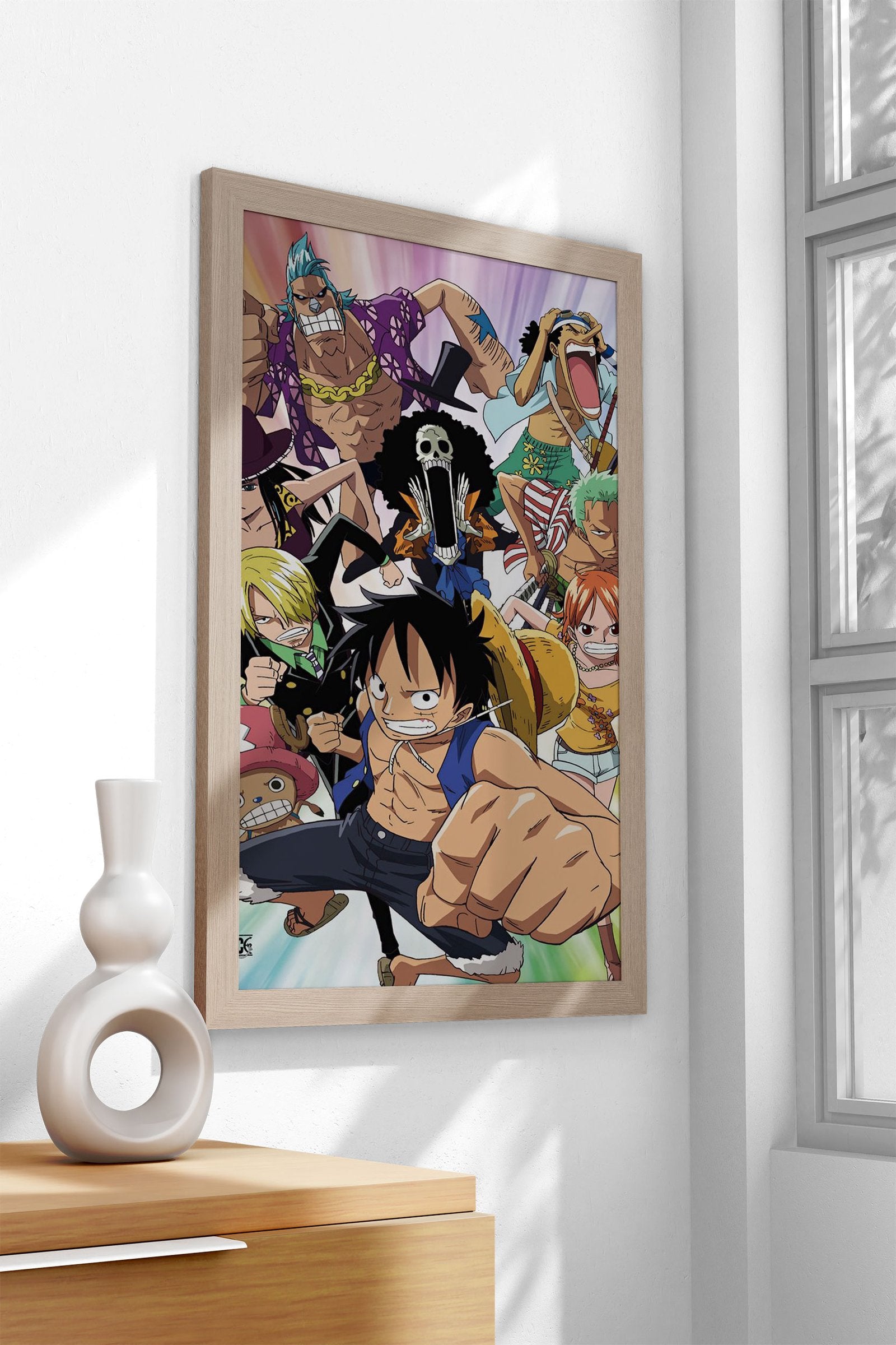 Straw Hat Crew Fight Asian Style Poster | Wall Art for Home & Office | High-Quality Print - High-Quality Visual Display