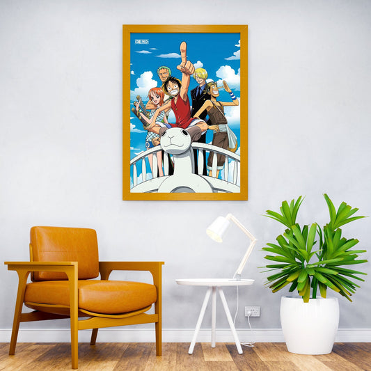Straw Hat Pirates Asian Style Poster | Wall Art for Home & Office | High-Quality Print - High-Quality Visual Display