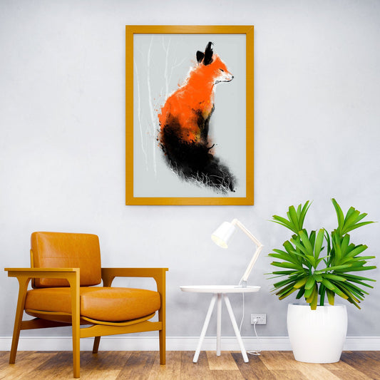 Sumie kitsune Asian Style Poster | Wall Art for Home & Office | High-Quality Print - High-Quality Visual Display