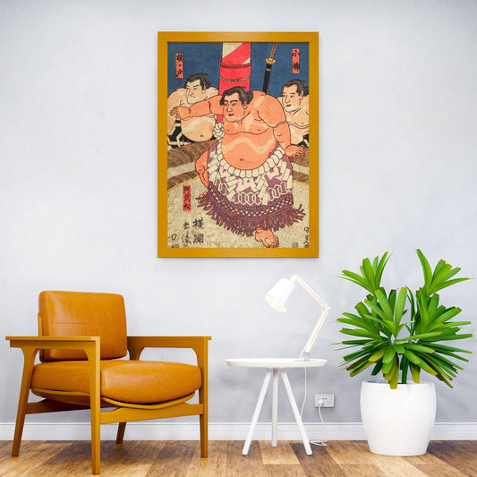 Sumo fighter I Asian Style Poster | Wall Art for Home & Office | High-Quality Print - High-Quality Visual Display